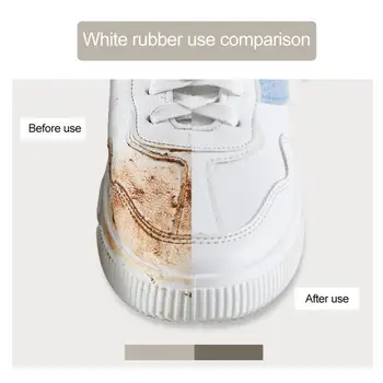 1 ADET Temizleme Silgi Süet Koyun Derisi Mat Deri Ve Deri Kumaş Bakım Ayakkabı Bakımı Deri Temizleyici Beyaz Ayakkabı Sneakers Bakım 2
