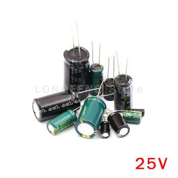 10 ADET 25V4700uF 4700UF 25V Plug-in Alüminyum elektrolitik kondansatör