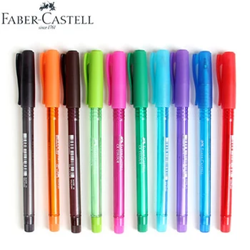 10 Adet FABER CASTELL 2470 Jel Kalem Tükenmez Kalem 1.0 mm Seçmek için 9 Renkler Ofis ve Okul malzemeleri