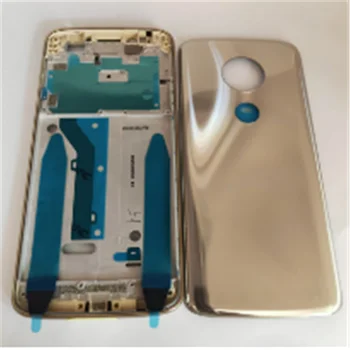 10 Adet / grup Motorola G6 Oyun Cep telefonu Ön lcd ekran Çerçevesi Arka pil bölmesi kapağı