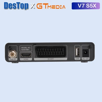 10 ADET Gtmedia V7S5X DVB-S/S2/S2X Uydu Alıcısı 1080 P Full HD H.265 USB WİFİ ile Hızlı Teslimat İspanya BİSS Otomatik Rulo 3