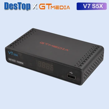 10 ADET Gtmedia V7S5X DVB-S/S2/S2X Uydu Alıcısı 1080 P Full HD H.265 USB WİFİ ile Hızlı Teslimat İspanya BİSS Otomatik Rulo 5