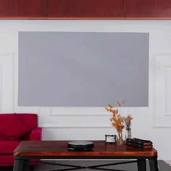 100 inç Taşınabilir projeksiyon perdesi HD 16:9 Çerçevesiz Video Projeksiyon Ekranı Katlanabilir Duvara Monte Ev Sineması Ofis Filmleri