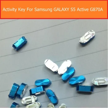 100 % Orijinal Etkinlik düğmesi Samsung Galaxy s5 aktif G870 Aktivite tuş takımı cep telefonu yedek parçaları stokta