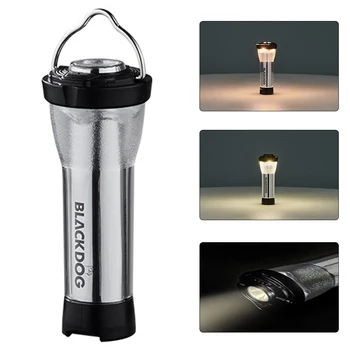 2 in 1 taşınabilir el feneri usb şarj edilebilir led lamba Torch 3 Modu Su Geçirmez Açık Kamp asma çadır feneri Lambası Çalışma ışığı
