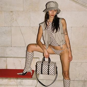 2020 Yaz Moda Kadın Streetwear Serin Giyim Hip Hop Üstleri Gotik Seksi Üst Mstyle Klasik Mektup Baskı Korse Kadın Yelek
