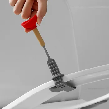 2023 Komik Yaratıcı Tuvalet klozet kapağı Ev Kullanımı için Açılış Tuvalet klozet kapağı halka Kolu Silikon Anti Kir Yastık Kolu