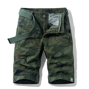 2023 Yaz Erkek Şort Moda Kargo Şort Rahat Çoklu Cepler Askeri kısa pantolon Erkek Gevşek Koşu Streetwear T115 1