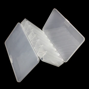 21*11.5*3.6 cm olta kutusu Çift Çok fonksiyonlu Sinek Taraflı Spinner Plastik balık yemleri Yem Sert Çanta Depolama Aracı
