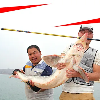3.6 m-10.0 m Tayvan Balıkçı olta ışık 12H Ultra Sert El Kutup Vara De Pesca Siyah Çukur 19 Ayar Olta Mersin Balığı Balık Canne 5