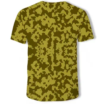 3D T-shirt Moda Yaz Erkek kutup Ayısı Baskı Orman Tasarım Kısa Kollu serin tişört Gömlek Tops Artı Boyutu Elbise 5
