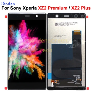 5.8 inç 3840x2160 LCD Sony Xperia XZ2 Premium Çift H8166 LCD ekran dokunmatik ekran digitizer XZ2 Sony XZ2P LCD Ekran