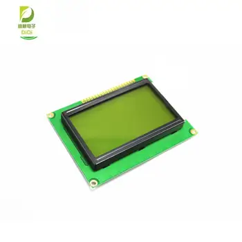 5 adet LCD 12864 128x64 Nokta Grafik Sarı Yeşil Renkli arkadan aydınlatmalı LCD ekran Kalkanı 5.0 V
