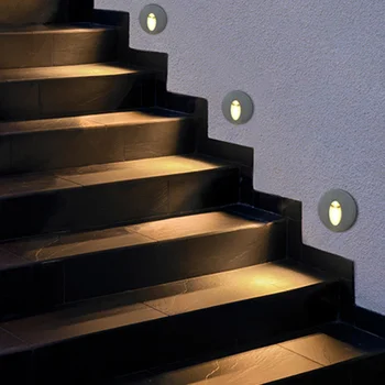 80X80MM Açık merdiven bağlantı tablası aydınlatma lambası su geçirmez led duvar Gece Lambası Dış Aplik bahçe ledi Ayak Balkon Kapısı Çit 3