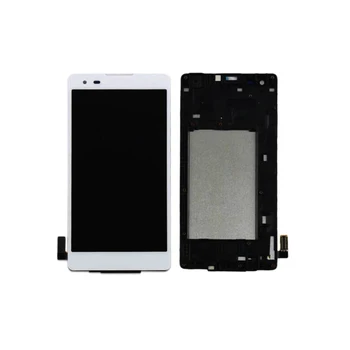 AAA Kalite LG X Tarzı K200 K200DS K200F F740 LS676 lcd ekran dokunmatik ekranlı sayısallaştırıcı grup Çerçeve Çerçeve ile 1