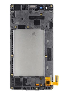 AAA Kalite LG X Tarzı K200 K200DS K200F F740 LS676 lcd ekran dokunmatik ekranlı sayısallaştırıcı grup Çerçeve Çerçeve ile 5
