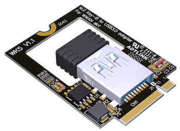 ADT M. 2 B-anahtar adaptörü kablosuz Bluetooth wifi ağ kartı USB 3.0 katı hal sabit disk NGFF3042