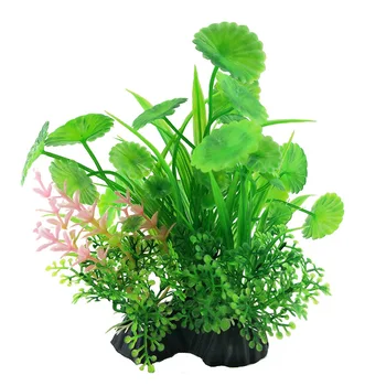 Akvaryum Yapay Dekor Bitkiler Simülasyon Su Weeds Süs Balık Tankı Bitki Su Weeds Akvaryum Çim Dekorasyon 14 cm