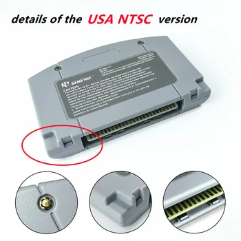 Alt 9th 64 Bit Oyun Kartuşu ABD Versiyonu NTSC Formatı İçin N64 2