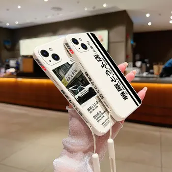 Anime İlk D telefon kılıfı İçin Samsung Galaxy S23 S22 S21 S20 Ultra Artı FE S10 S9 Not 20 10 Artı silikon Kapak 5
