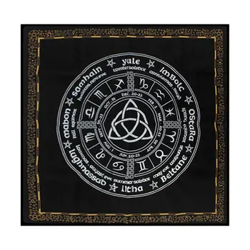 Astroloji Kehanet Kartları Masa Örtüsü Goblen Büyücüler Tarot Meraklıları Psikologlar için Witchy Masa Örtüsü Örtüsü Örtüsü