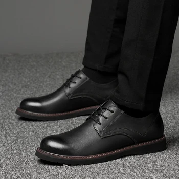 Ayakkabı Erkekler Resmi İtalyan Marka erkek resmi ayakkabı Erkekler Oxford hakiki Deri düğün elbisesi Zarif ayakkabı Erkekler Beyefendi büyük boy 48