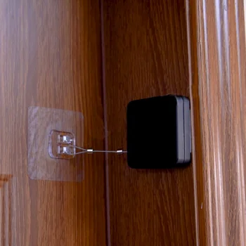 Ayarlanabilir Otomatik Sensör Kapı Closer Punch-ücretsiz Yüzey Kapı Durdurucu Otomatik Olarak Yakın Kapı Braketi Closer Ev Geliştirme