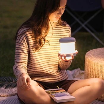 Açık Taşınabilir Katlanabilir LED fener Şarj Edilebilir Manyetik Kamp Çadırı Lambaları Ev yatak odası aydınlatması Dekor