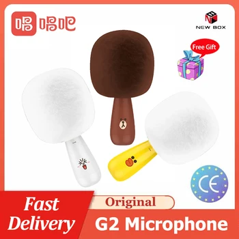Changba G2 Büyük Yumurta Mikrofon Kablosuz Profesyonel Mikrofon Bluetooth Karaoke Mikro telefon Şarkı YouTube Canlı