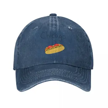 Chicago Hotdog beyzbol şapkası kamyon şoförü şapkası Dağcılık Erkek Kap Kadın