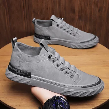 Erkek ayakkabıları Yeni Moda Kore Versiyonu Buz İpek Rahat Tembel Bez Ayakkabı Nefes spor salonu ayakkabısı Tuval erkek moda ayakkabılar Sneakers