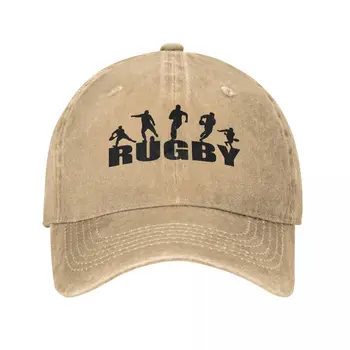Erkek Rugby Spor Denim Beyzbol Kapaklar Şapkalar Yüksek Kaliteli Güneş Kapaklar Açık Unisex Şapkalar