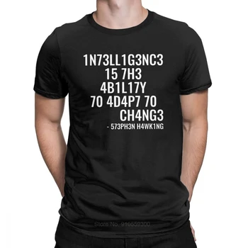 Erkek T Shirt Geek T-shirt Zeka Yeteneğidir Uyum değiştirmek için Tee Gömlek doğum günü hediyesi Üstleri Lüks Pamuk TShirt