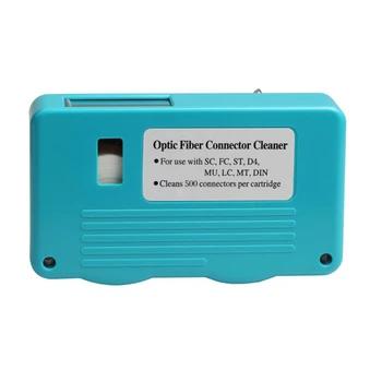 FTTH Fiber Optik Konektör Temizleyici / 500x Fiber Temizleme Kartuşu Konektörü, Adaptör Fiber Optik Konektör Temizleyici Kutusu 4