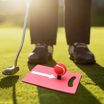 Golf pratik eğitim yardım halı eğitmen Golf isabet Mat hizalama sürüş için