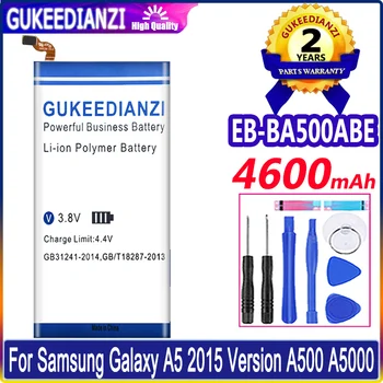 GUKEEDIANZI EB-BA500ABE 4600mAh Pil Samsung Galaxy A5(2015 Sürümü) A500 SM-A500F A500K SM-A500FU Piller + Araçları