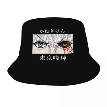 Harajuku Anime Tokyo Ghoul Kova Şapka Kadın Erkek Unisex Moda Kaneki Ken Göz Yaz Balıkçı Kap