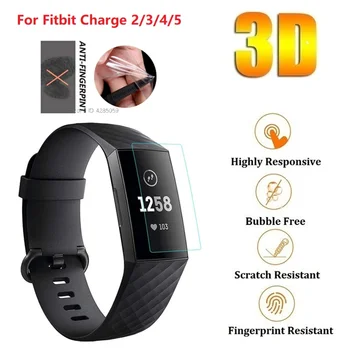 Hidrojel koruyucu film Fitbit Şarj İçin 5 4 3 2 akıllı saat Ekran Koruyucu Fitbit Charge4 / ınspire / versa Film Cam Değil