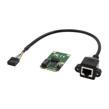 Için miniPCI Gigabit ethernet adaptörü Realtek RTL8111F Tek RJ45 Port ethernet adaptörü