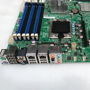 Için Supermicro 1366-pin X58 Anakart Tek yönlü İş İstasyonu Anakart Endüstriyel Bilgisayar Çift PCI-X X8SAX