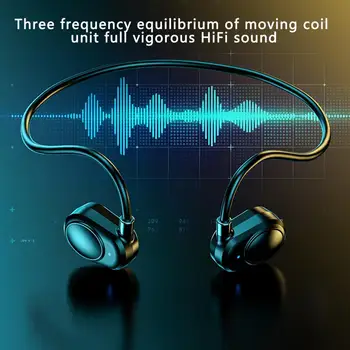Kablosuz kulaklık Hava İletim HiFi Ses Düşük Gecikme Bluetooth uyumlu 5.3 Subwoofer kablosuz kulaklık s Ofis için Uzaktan