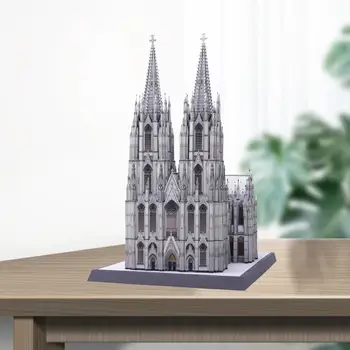 Katedral 3D Kağıt Modeli Sanat El Sanatları eğitim birleştirin