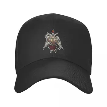Klasik Baphomet beyzbol şapkası Erkekler Kadınlar için Özel Ayarlanabilir Yetişkin Şeytan Dolu Şeytan Baba Şapka Açık