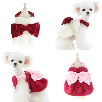 Kış Köpek Coat Sıcak Ceket Yelek Pet Giyim Kedi Köpek Yorkies Pomeranian Bichon Frise Kaniş Schnauzer Köpek Giyim 5