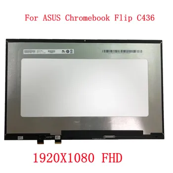 LCD Meclisi ASUS Chromebook Flip C436 14 İNÇ Laptop LCD ekranı dokunmatik ekran digitizer
