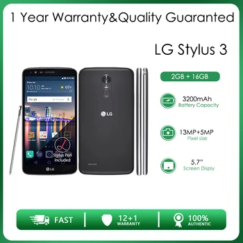 LG Stylus 3 MP450 2GB + 16GB Yenilenmiş - Orijinal Unlocked Telefon 5.0 inç Wi-fi Ucuz Cep telefonu Ücretsiz Kargo İle Hızlı Şarj