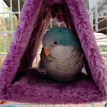 Moda Pet Kuş Papağan Kafesleri Kuş Evi Uyku ve Kuluçka Kuş Kafesi Kuş Hamak Sıcak Hamak Kulübe Çadır Yatak Asılı Mağara 2