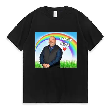 Nefret Ediyorum Çocuklar Bertram Yemek Çocuklar Komik kısa kollu t-shirt Erkek Kadın Yaz %100 % Pamuklu T Shirt Karikatür Baskı Tee Gömlek Erkek
