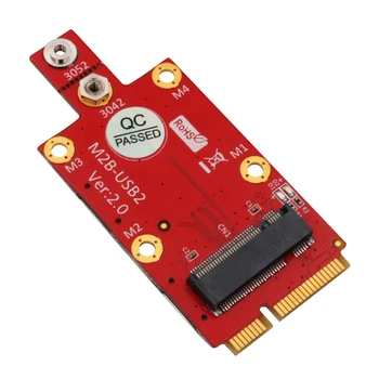 NGFF Anahtar B Mini PCIe Adaptörü ile 2 NANO SIM Kart Yuvaları için 3G 4G 5G Modülü