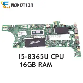 NOKOTION 02HK925 01YT399 UAM NM-B901 ANA KURULU Lenovo ThinkPad T490 T590 Laptop Anakart I5-8365U CPU 16G RAM